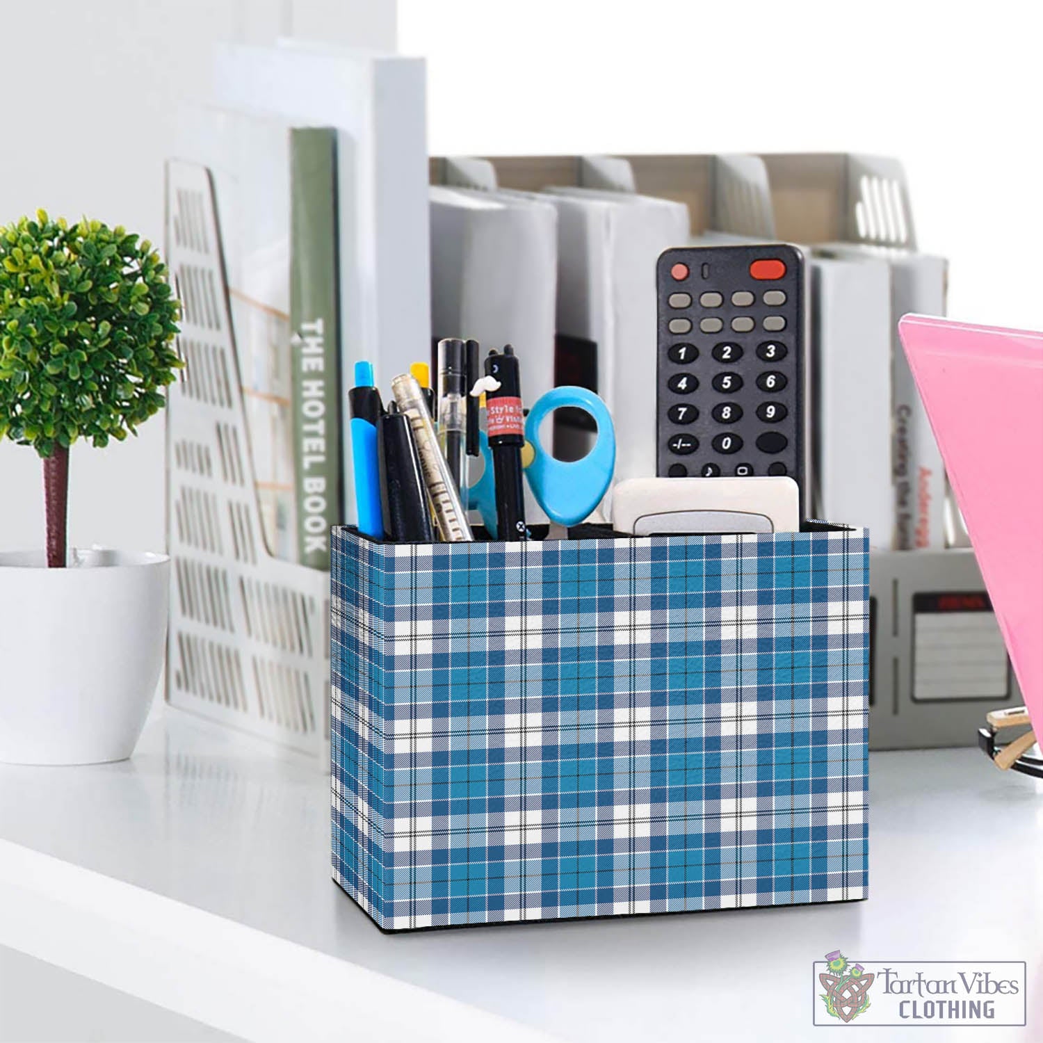 Roberton Tartan Pen Holder One Size 5.9"(L)*2.7"(W)*4.3"(H) - Tartan Vibes Clothing