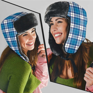 Roberton Tartan Winter Trapper Hat Winter Trapper Hat Universal Fit Circumference 22.8in (58cm) - Tartan Vibes Clothing