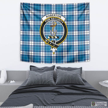 Roberton Tartan Tapestry Wall Hanging and Home Decor for Room with Family Crest - Tartan Vibes Clothing