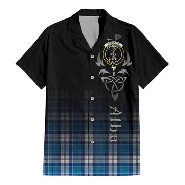 Roberton Tartan Hawaiian Shirt Shirt Featuring Alba Gu Brath Family Crest Celtic Inspired - Tartan Vibes Clothing