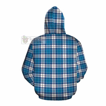 Roberton Tartan Cotton Hoodie with Family Crest DNA In Me Style Pullover Hoodie - Tartan Vibes Clothing