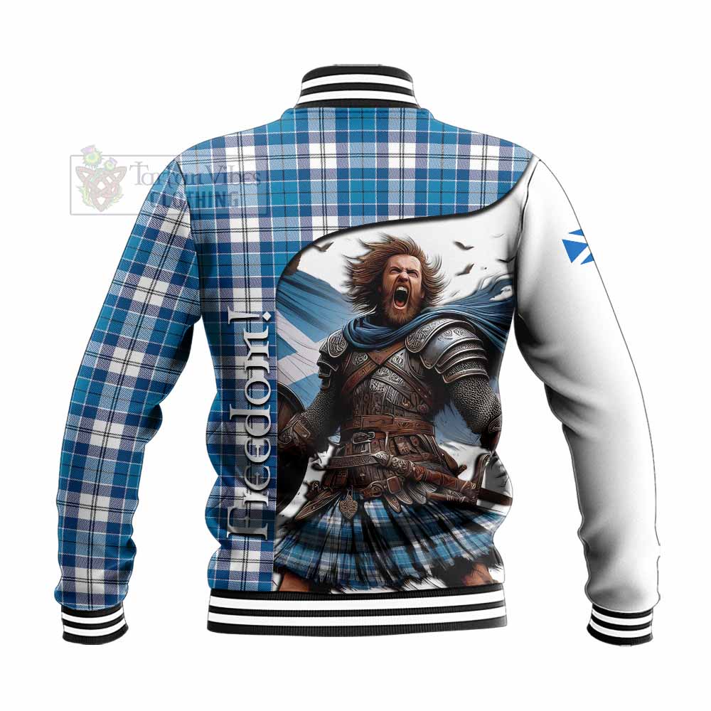 Roberton Crest Tartan Baseball Jacket Inspired by the Freedom of Scottish Warrior - Tartan Vibes Clothing