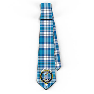 Roberton Tartan Classic Necktie with Family Crest