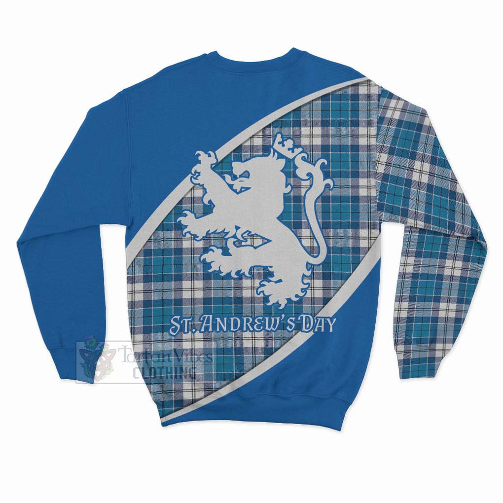 Roberton Family Crest Tartan Sweatshirt Celebrate Saint Andrew's Day in Style - Tartan Vibes Clothing