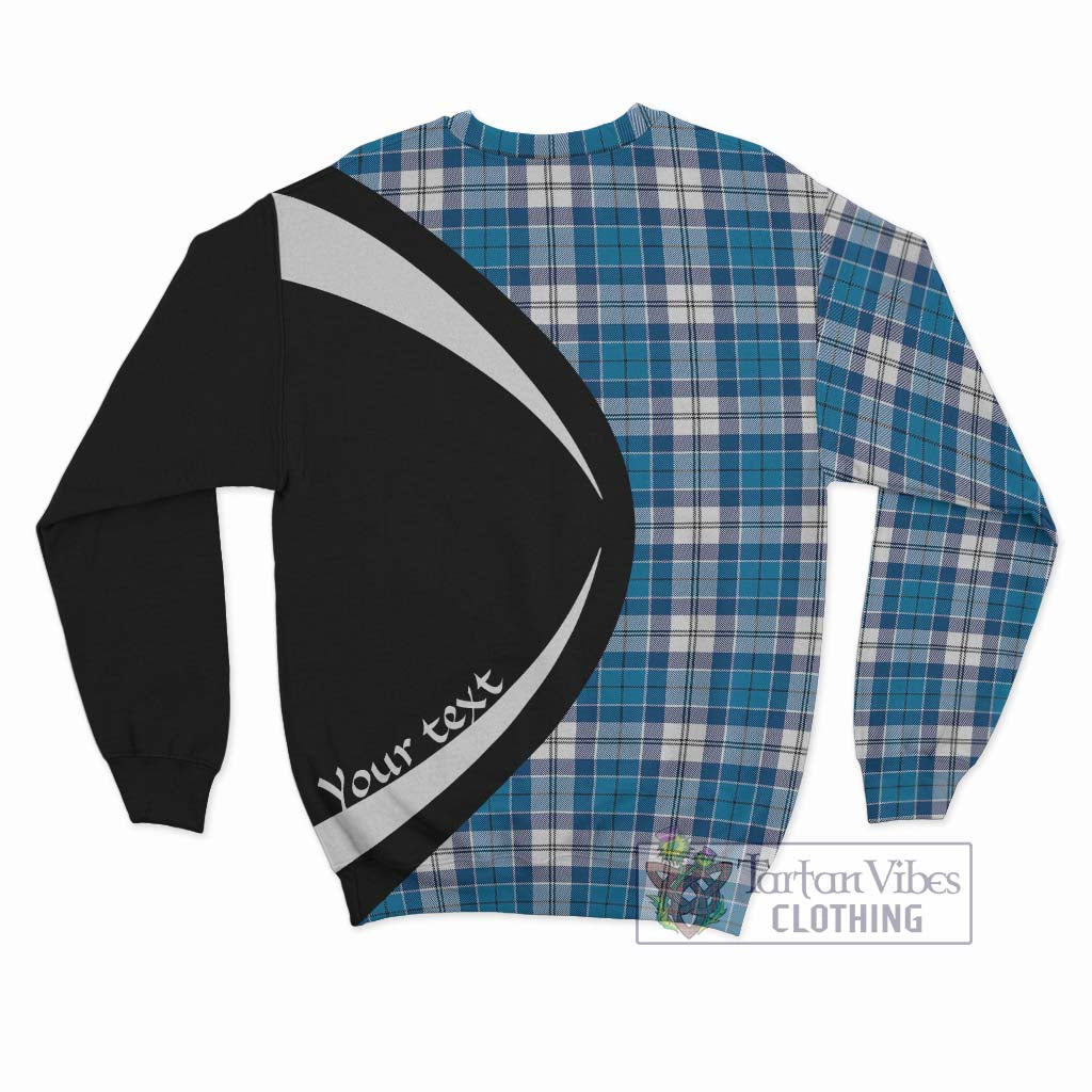 Roberton Tartan Sweatshirt with Family Crest Circle Style - Tartan Vibes Clothing