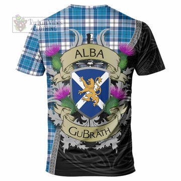 Roberton Tartan Family Crest T-Shirt Lion Rampant Royal Thistle Shield Celtic Inspired - Tartan Vibes Clothing