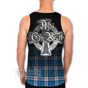 Roberton Tartan Men's Tank Top Featuring Alba Gu Brath Family Crest Celtic Inspired - Tartan Vibes Clothing