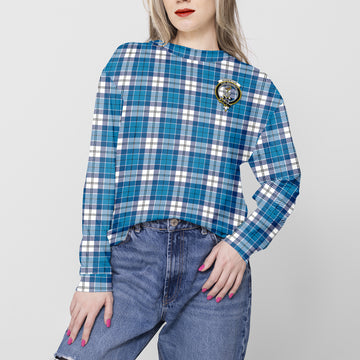 Roberton Tartan Sweatshirt with Family Crest - Tartan Vibes Clothing