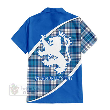 Roberton Family Crest Tartan Hawaiian Shirt Celebrate Saint Andrew's Day in Style - Tartan Vibes Clothing