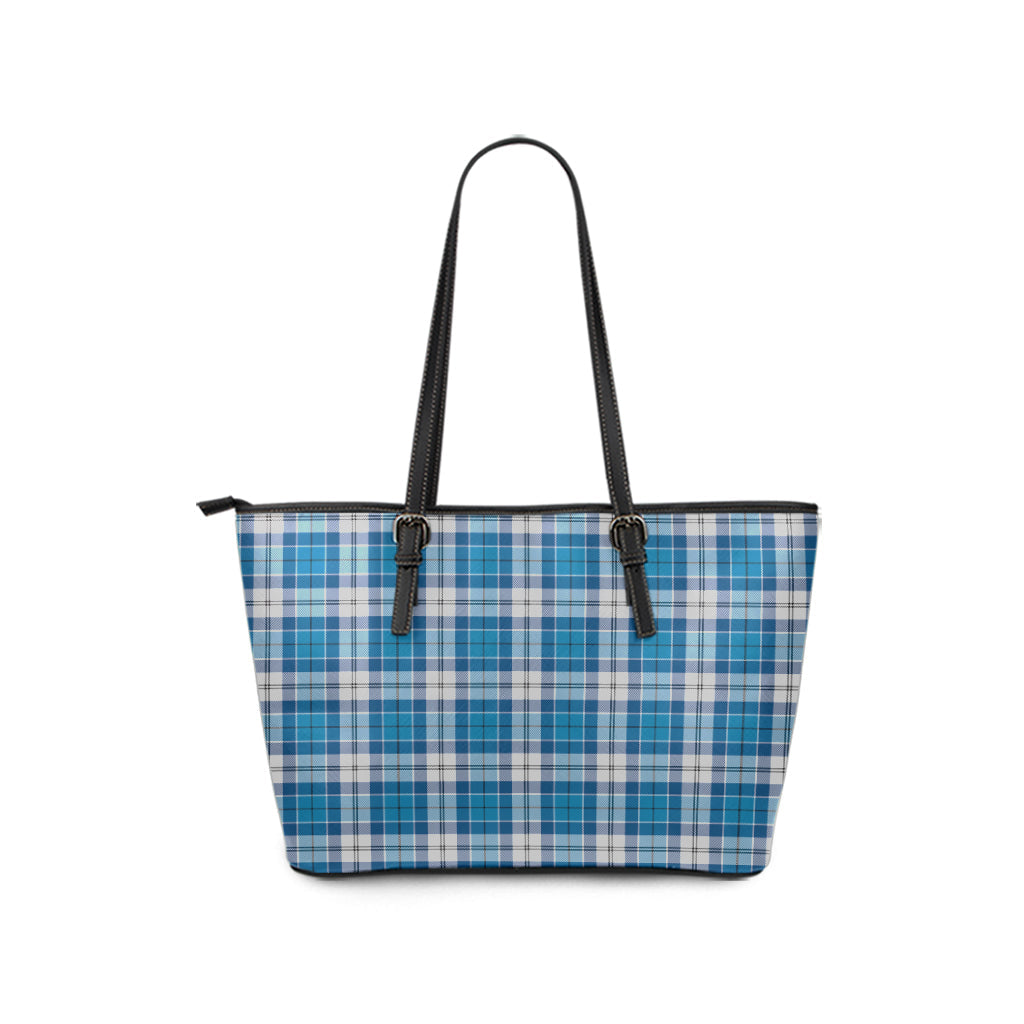Roberton Tartan Leather Tote Bag - Tartan Vibes Clothing