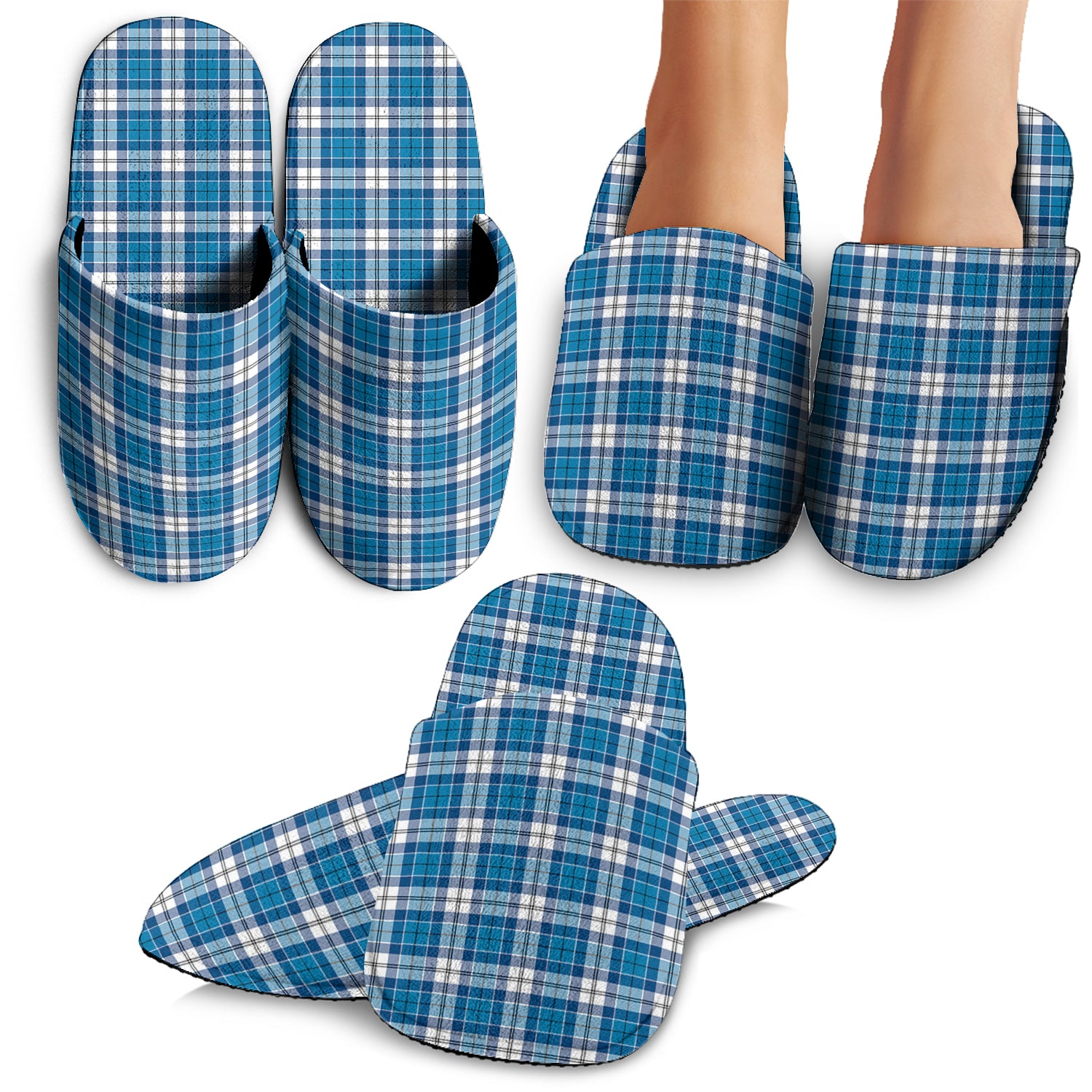 Roberton Tartan Home Slippers - Tartan Vibes Clothing