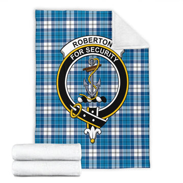 Roberton Tartan Blanket with Family Crest - Tartan Vibes Clothing