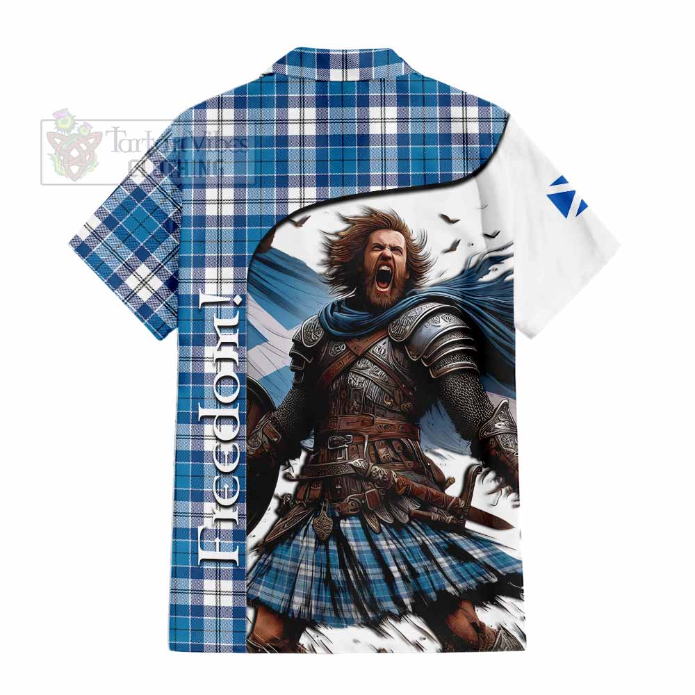 Roberton Crest Tartan Hawaiian Shirt Inspired by the Freedom of Scottish Warrior - Tartan Vibes Clothing