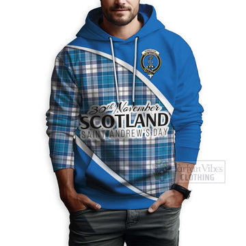 Roberton Family Crest Tartan Hoodie Celebrate Saint Andrew's Day in Style - Tartan Vibes Clothing