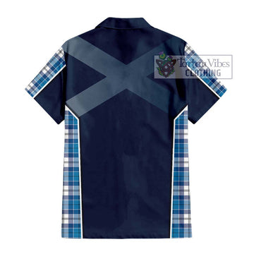 Roberton Tartan Hawaiian Shirt with Family Crest and Lion Rampant Vibes Sport Style - Tartan Vibes Clothing
