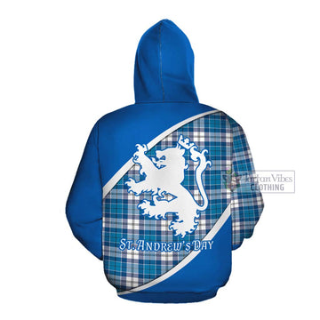 Roberton Family Crest Tartan Cotton Hoodie Celebrate Saint Andrew's Day in Style Pullover Hoodie - Tartan Vibes Clothing