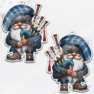 Roberton Tartan Bagpiper Gnome Christmas Ornament - Tartan Vibes Clothing