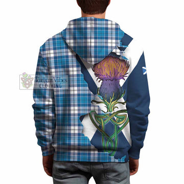 Roberton Tartan Family Crest Hoodie Scottish Thistle Celtic Inspired - Tartan Vibes Clothing