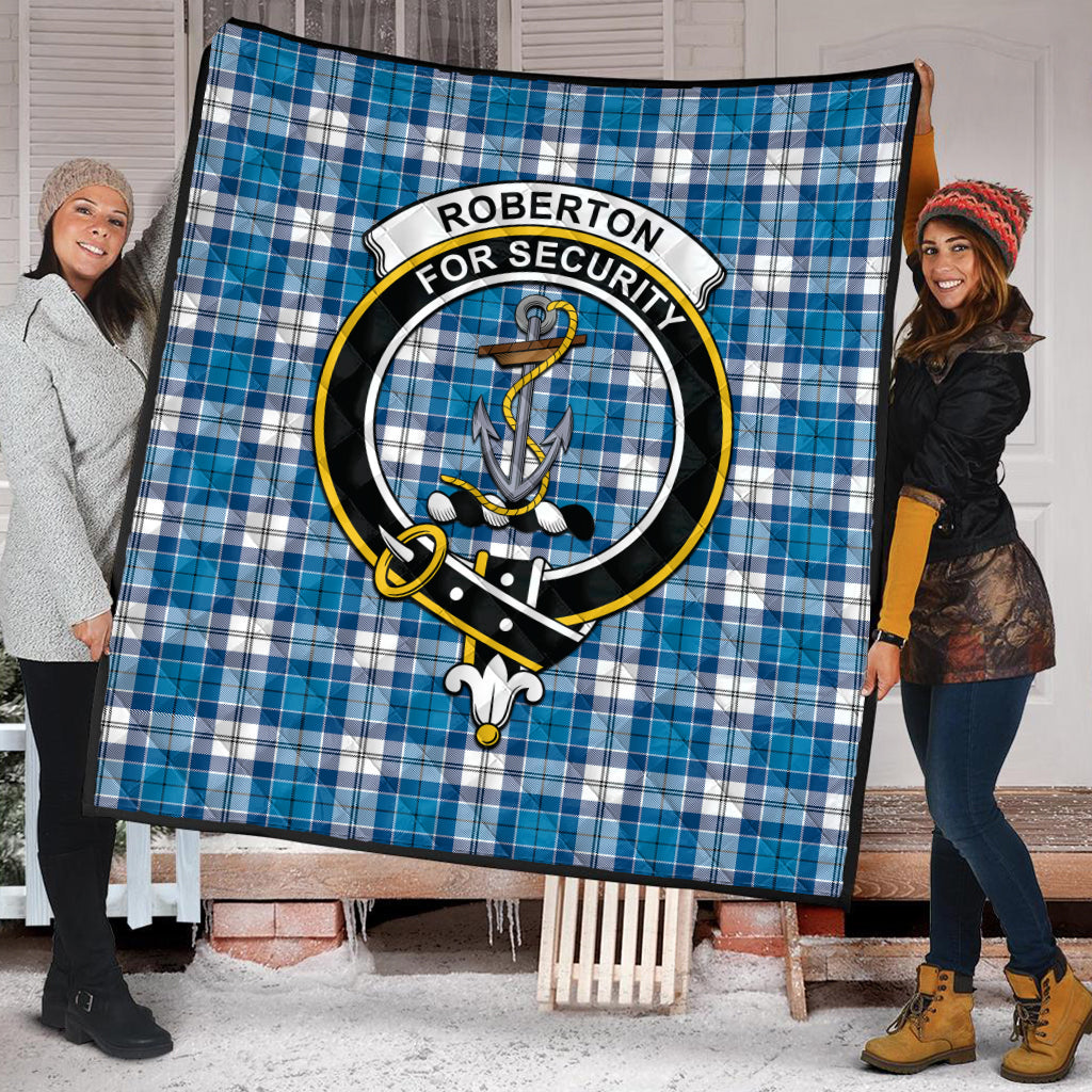 roberton-tartan-quilt-with-family-crest