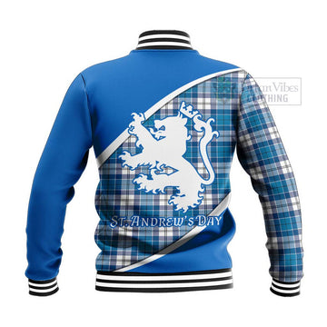 Roberton Family Crest Tartan Baseball Jacket Celebrate Saint Andrew's Day in Style - Tartan Vibes Clothing