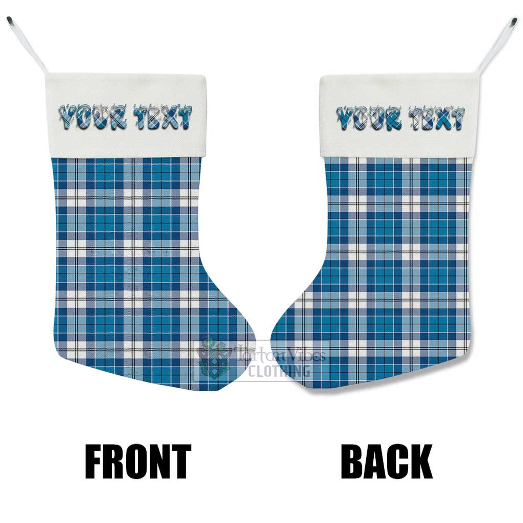 Roberton Tartan Christmas Stocking with Personalized Text - Tartan Vibes Clothing