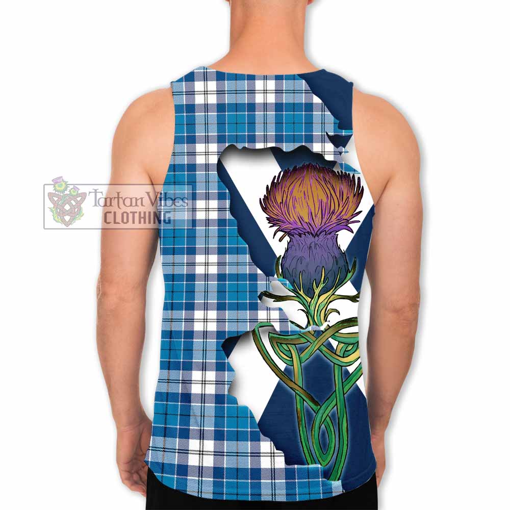 Roberton Tartan Family Crest Men's Tank Top Scottish Thistle Celtic Inspired - Tartan Vibes Clothing