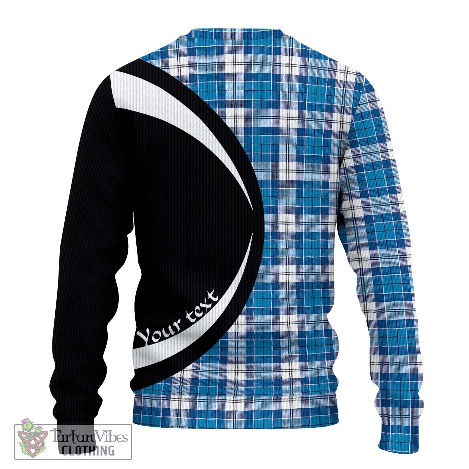 Roberton Tartan Ugly Sweater with Family Crest Circle Style - Tartan Vibes Clothing