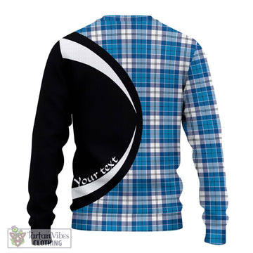 Roberton Tartan Ugly Sweater with Family Crest Circle Style - Tartan Vibes Clothing