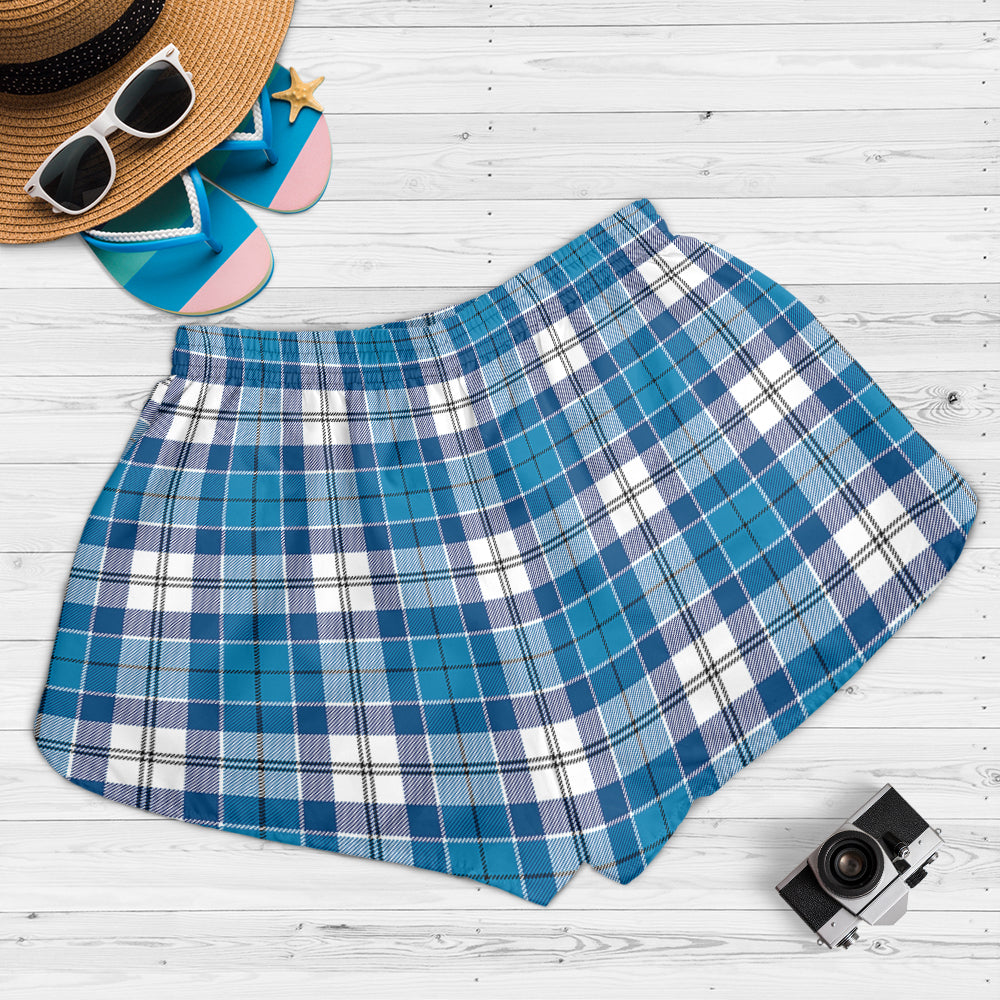 Roberton Tartan Womens Shorts with Family Crest - Tartan Vibes Clothing