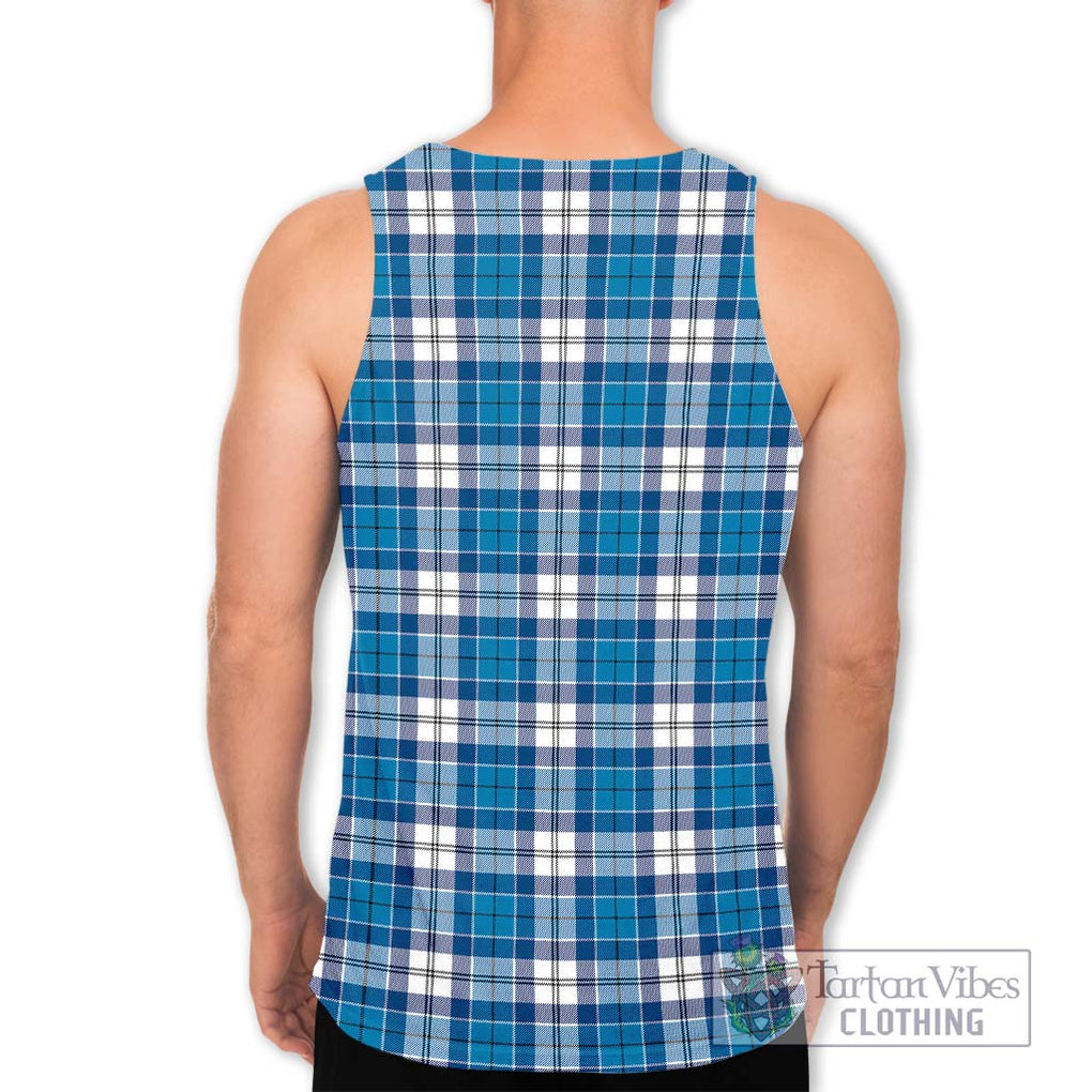 Roberton Tartan Men's Tank Top with Family Crest DNA In Me Style - Tartan Vibes Clothing