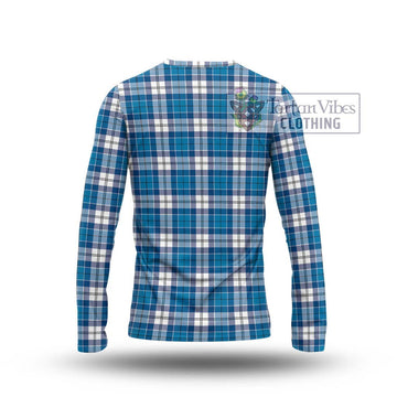 Roberton Tartan Long Sleeve T-Shirt with Family Crest DNA In Me Style - Tartan Vibes Clothing