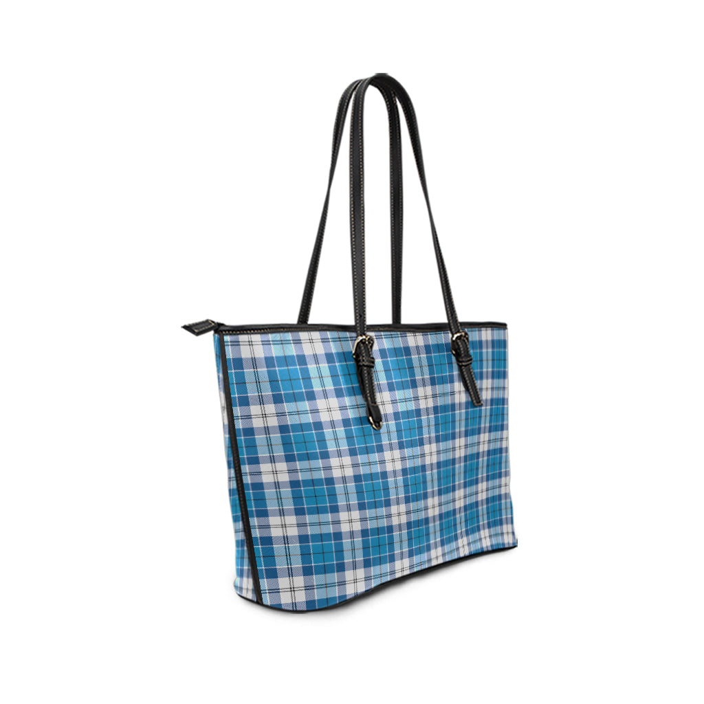 Roberton Tartan Leather Tote Bag - Tartan Vibes Clothing