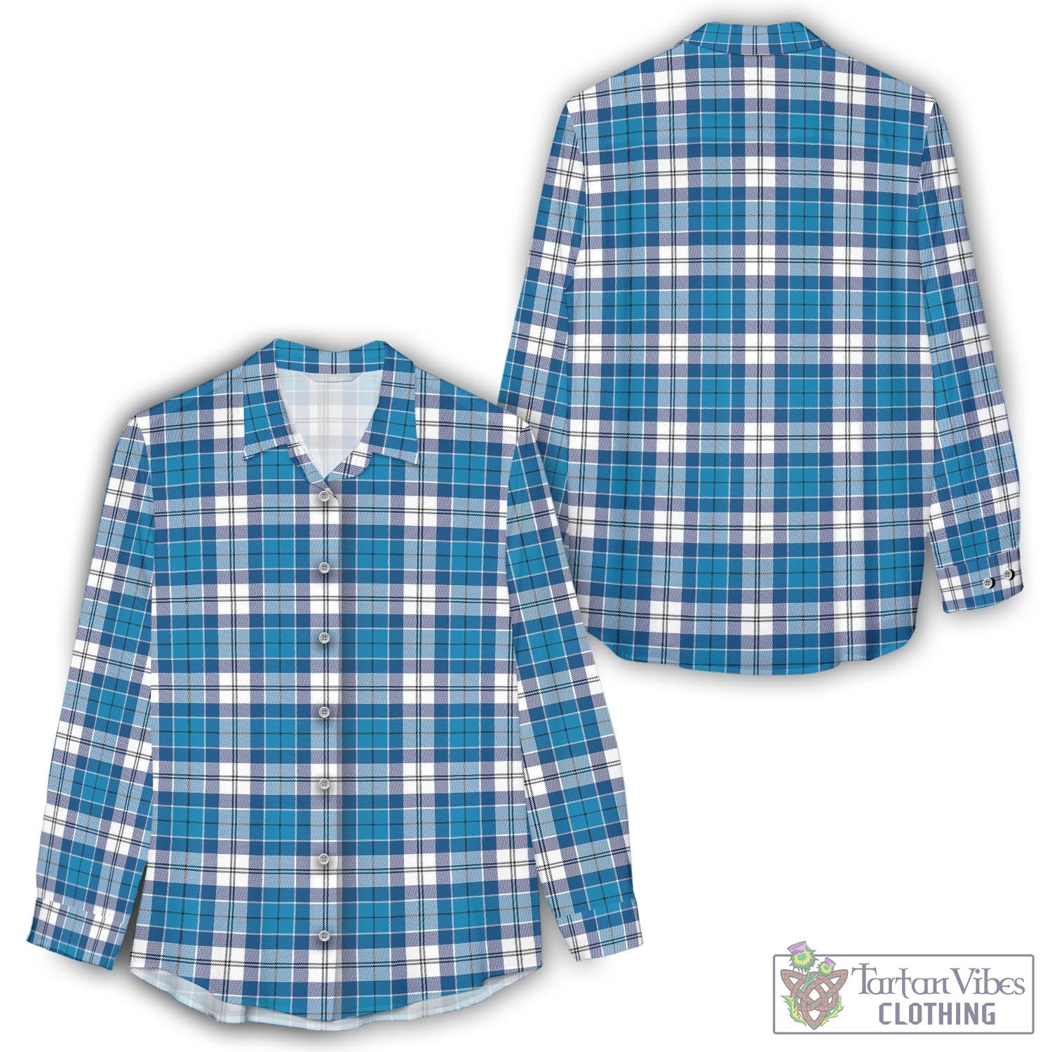Roberton Tartan Women's Casual Shirt - Tartan Vibes Clothing