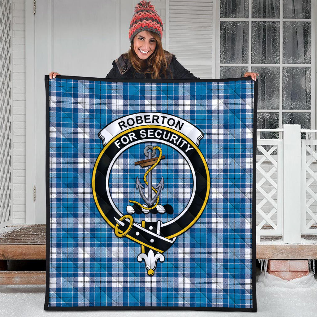 roberton-tartan-quilt-with-family-crest