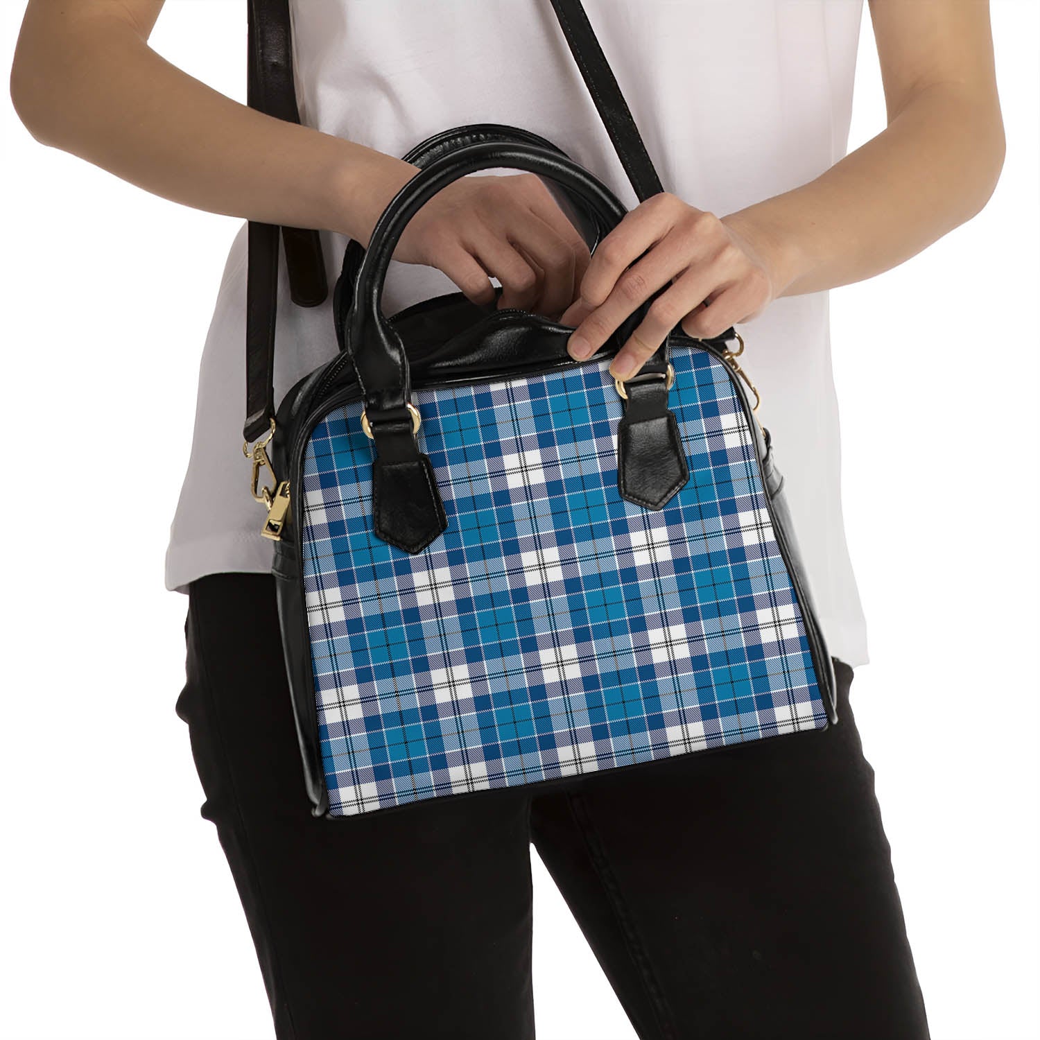 Roberton Tartan Shoulder Handbags - Tartan Vibes Clothing