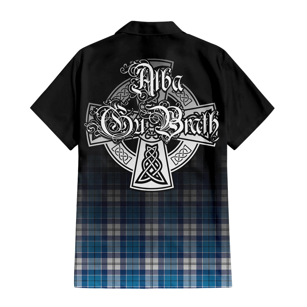 Roberton Tartan Hawaiian Shirt Shirt Featuring Alba Gu Brath Family Crest Celtic Inspired - Tartan Vibes Clothing