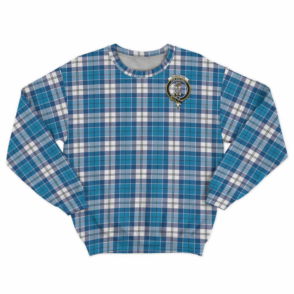 Roberton Tartan Sweatshirt with Family Crest - Tartan Vibes Clothing