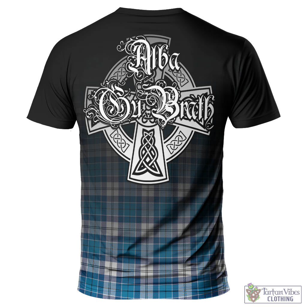 Roberton Tartan T-Shirt Featuring Alba Gu Brath Family Crest Celtic Inspired - Tartan Vibes Clothing