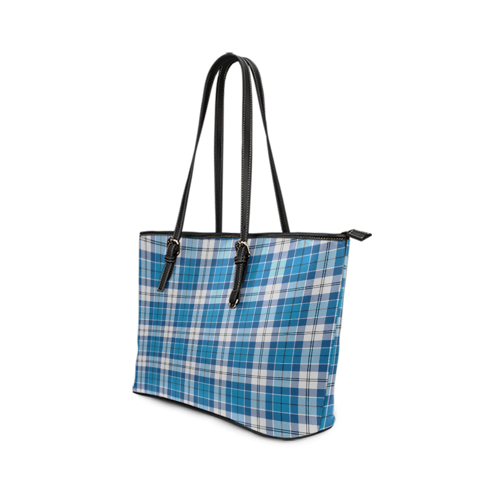 Roberton Tartan Leather Tote Bag - Tartan Vibes Clothing