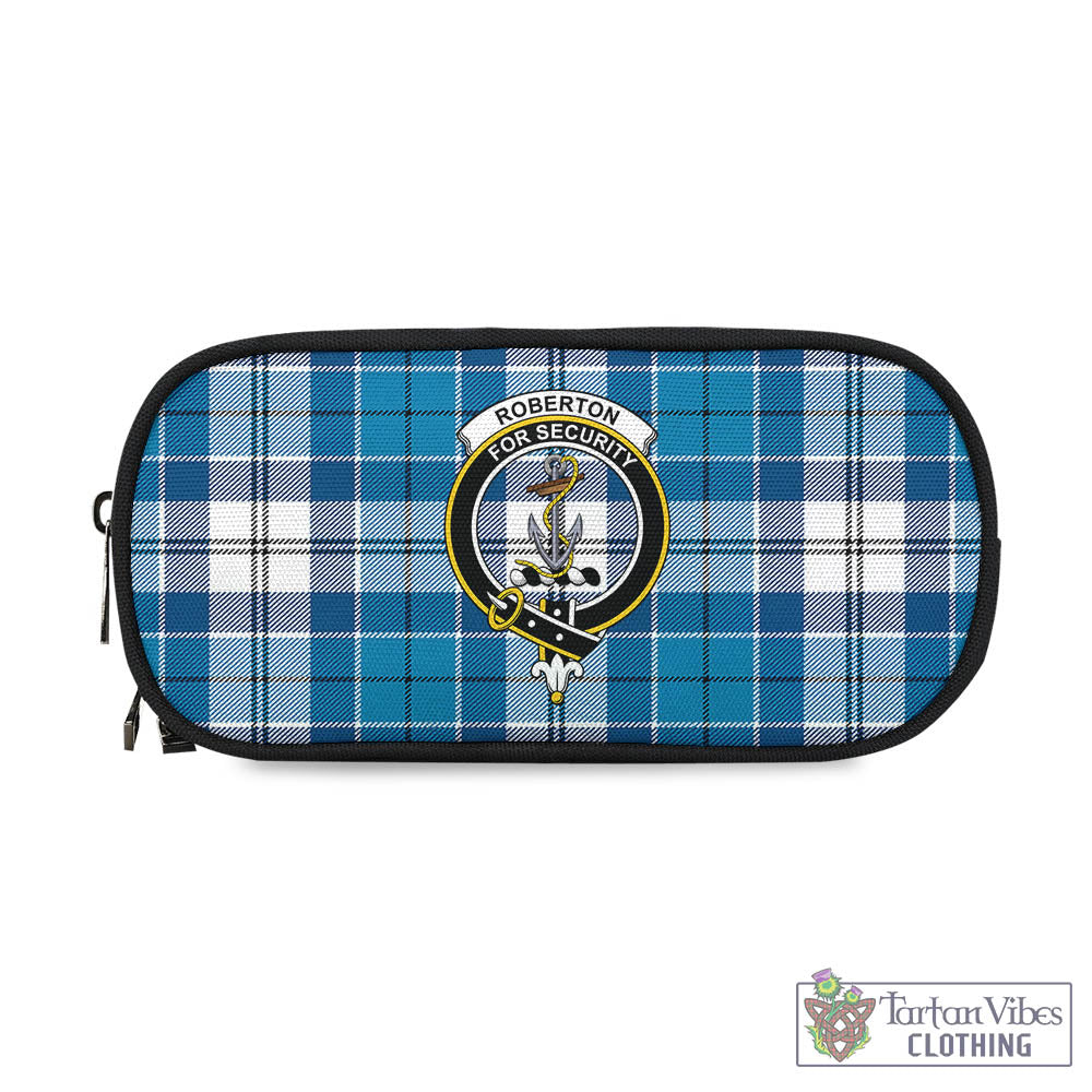 Roberton Tartan Pen and Pencil Case with Family Crest - Tartan Vibes Clothing