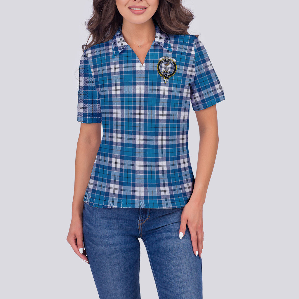 roberton-tartan-polo-shirt-with-family-crest-for-women