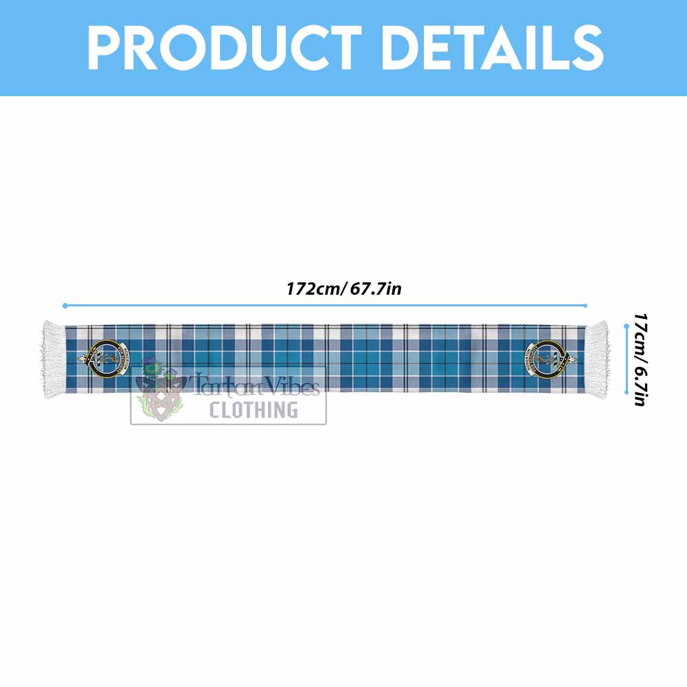 Roberton Tartan Ruffneck Scarf with Family Crest - Tartan Vibes Clothing