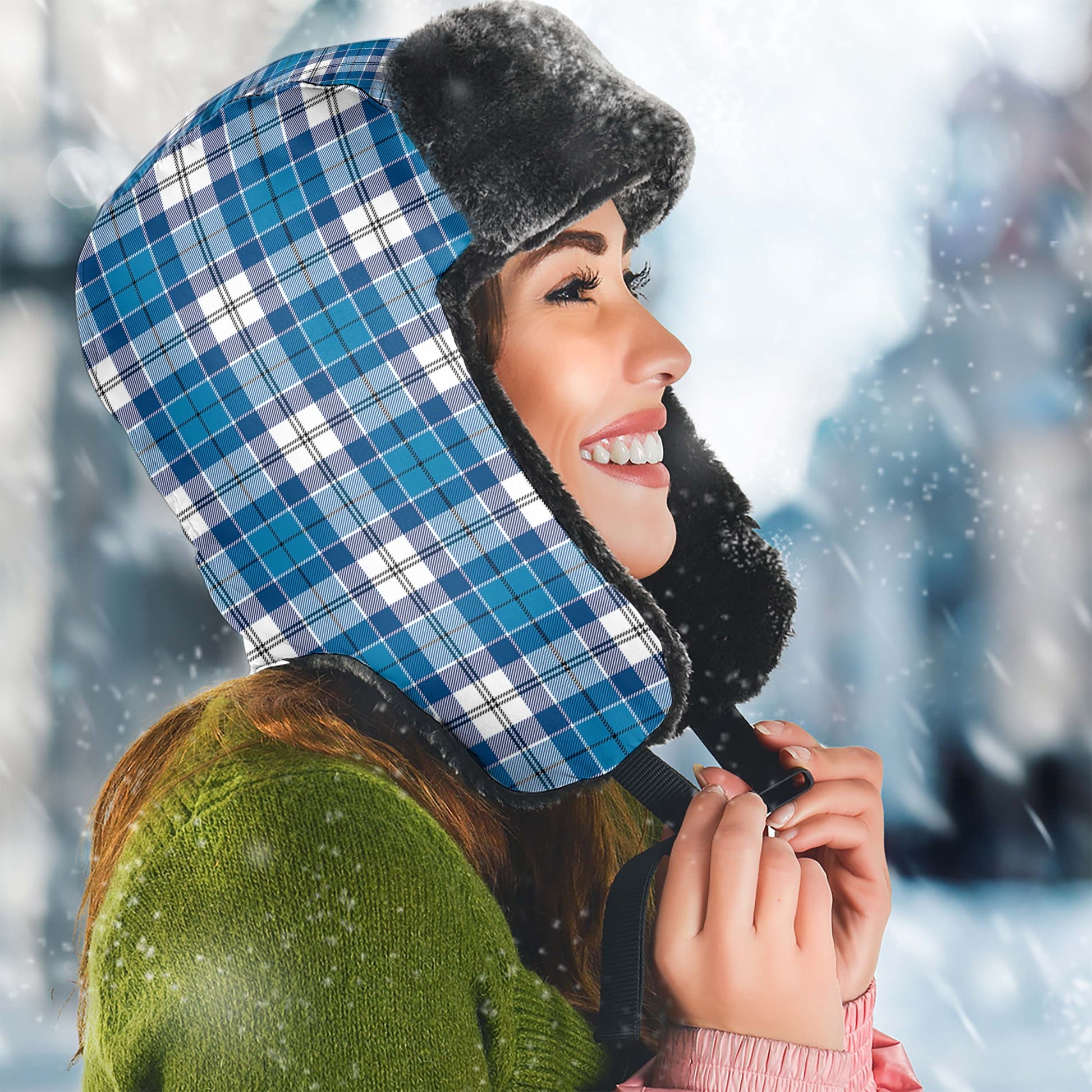 Roberton Tartan Winter Trapper Hat - Tartan Vibes Clothing