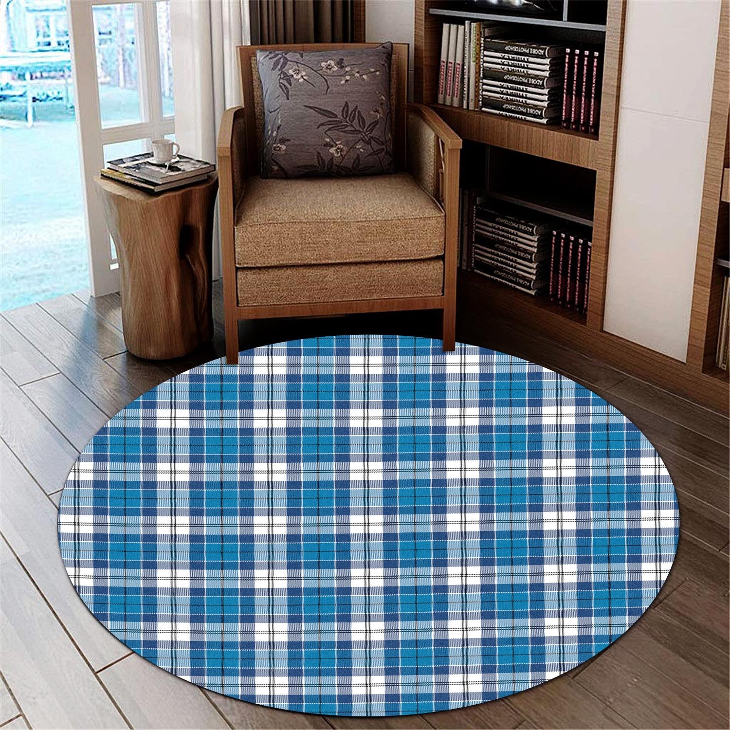 Roberton Tartan Round Rug - Tartan Vibes Clothing