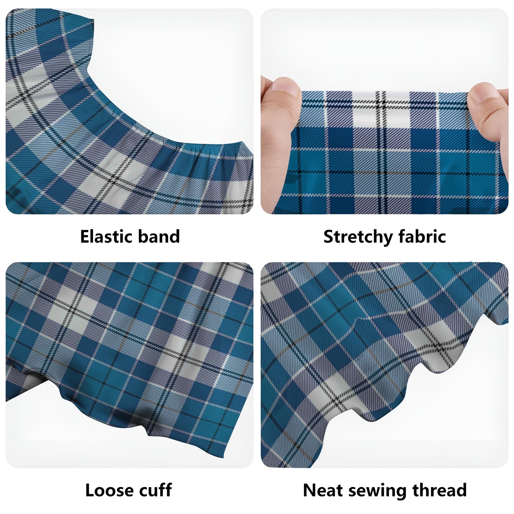 Roberton Tartan Off Shoulder Long Dress - Tartan Vibes Clothing