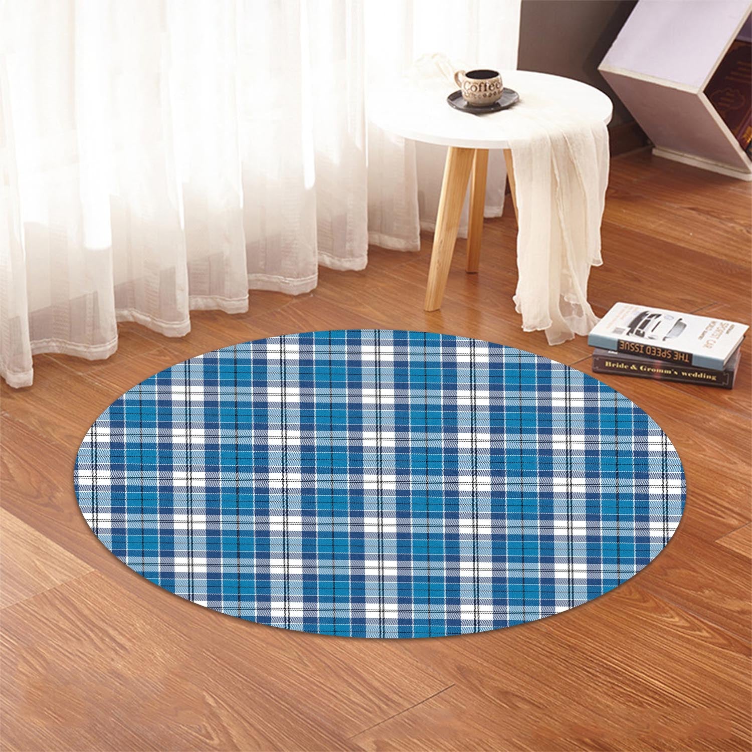 Roberton Tartan Round Rug - Tartan Vibes Clothing