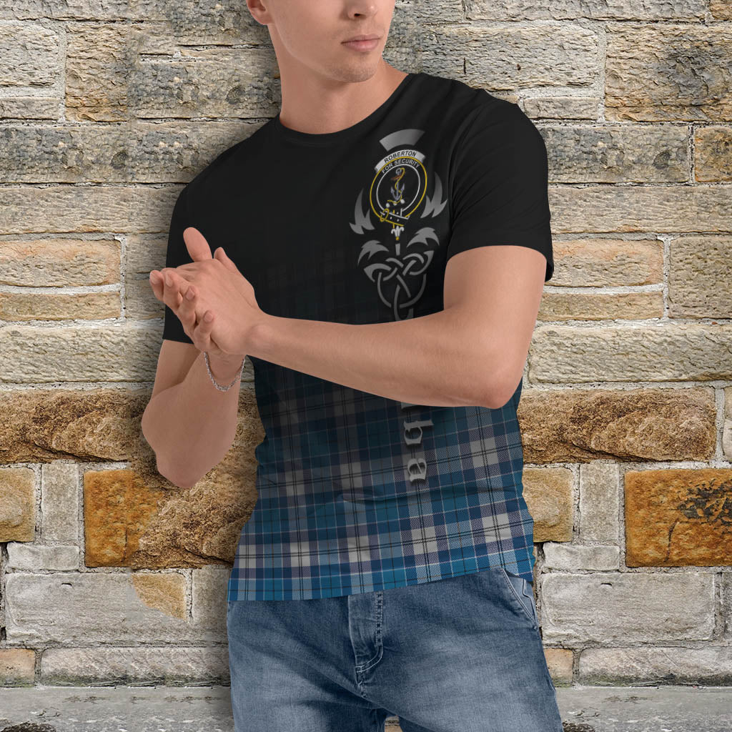 Roberton Tartan T-Shirt Featuring Alba Gu Brath Family Crest Celtic Inspired - Tartan Vibes Clothing