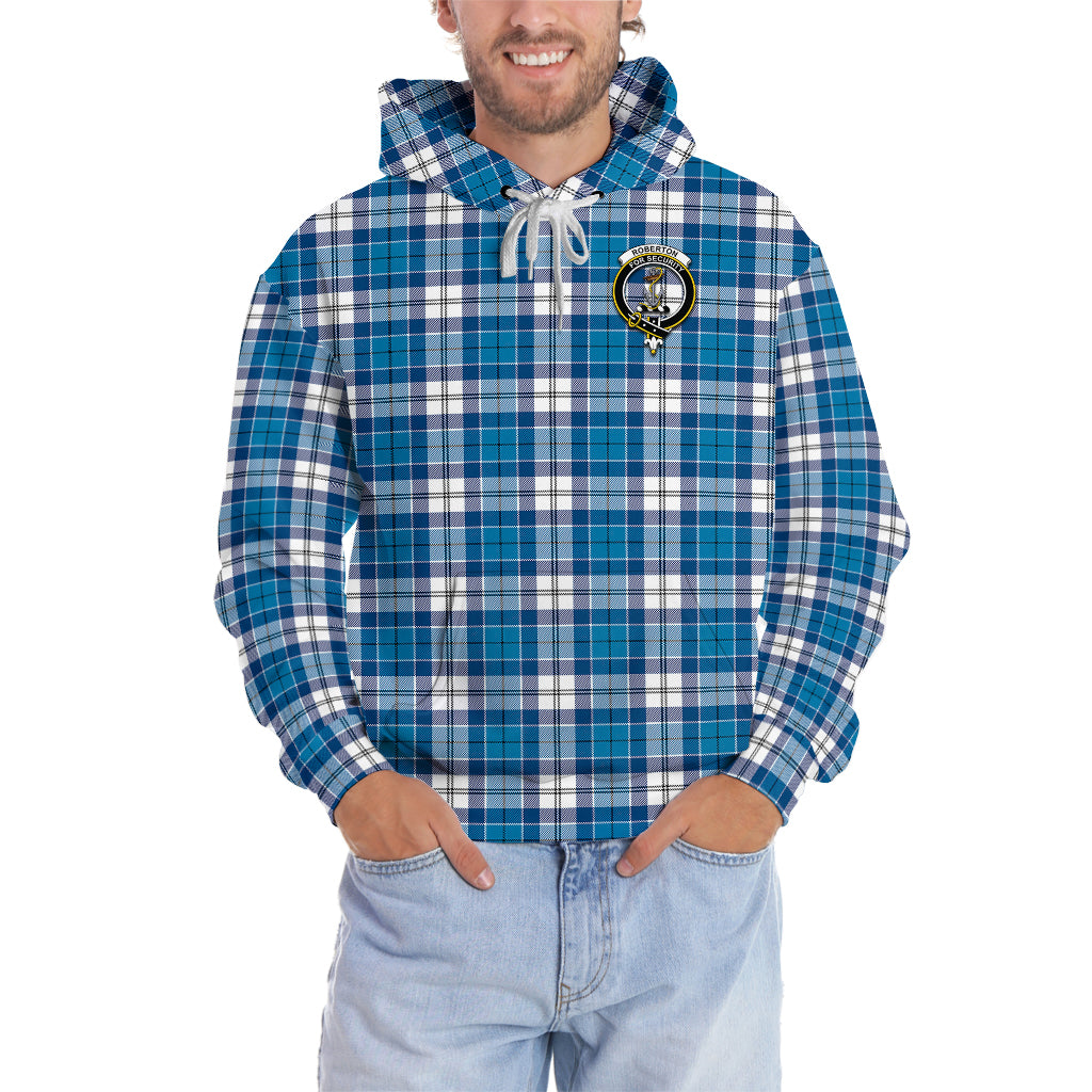 Roberton Tartan Hoodie with Family Crest - Tartan Vibes Clothing