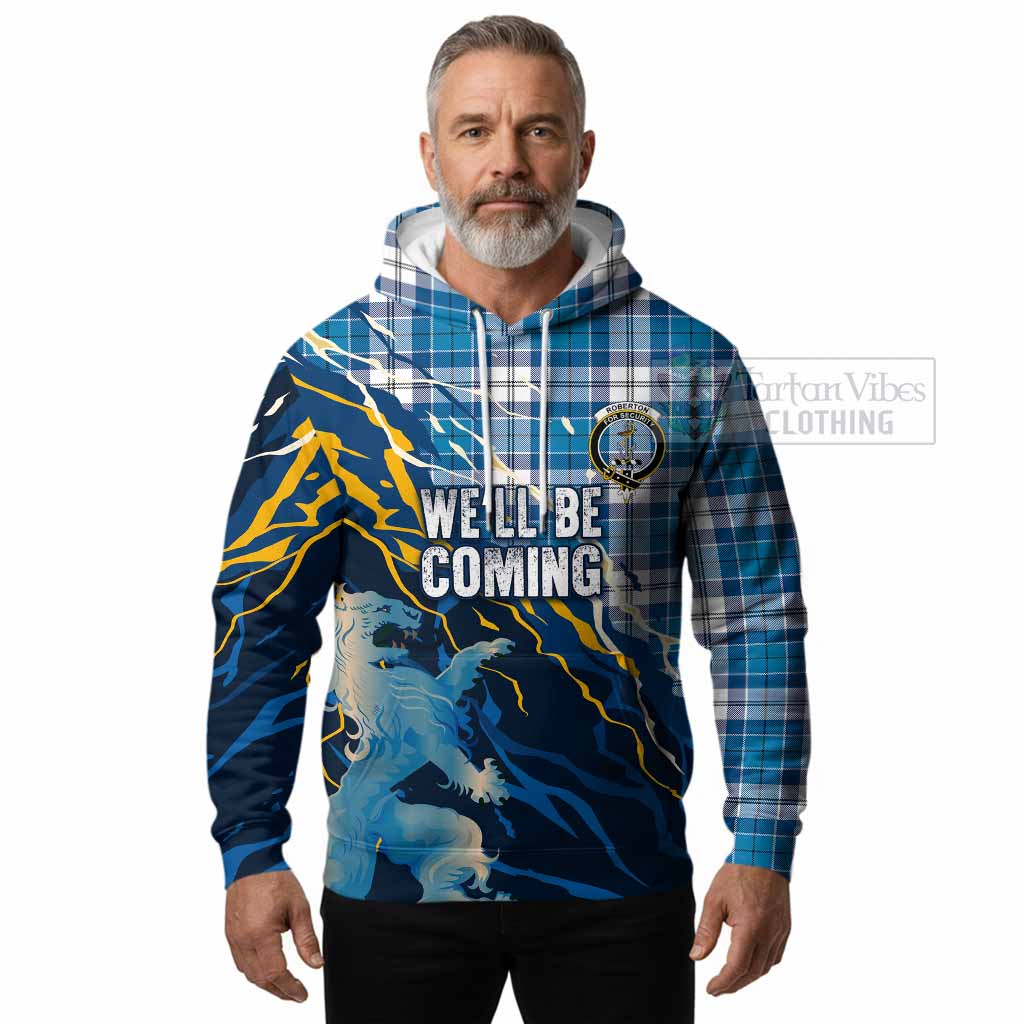 Roberton Scotland Tartan Hoodie WC2026 Football - We'll Be Coming