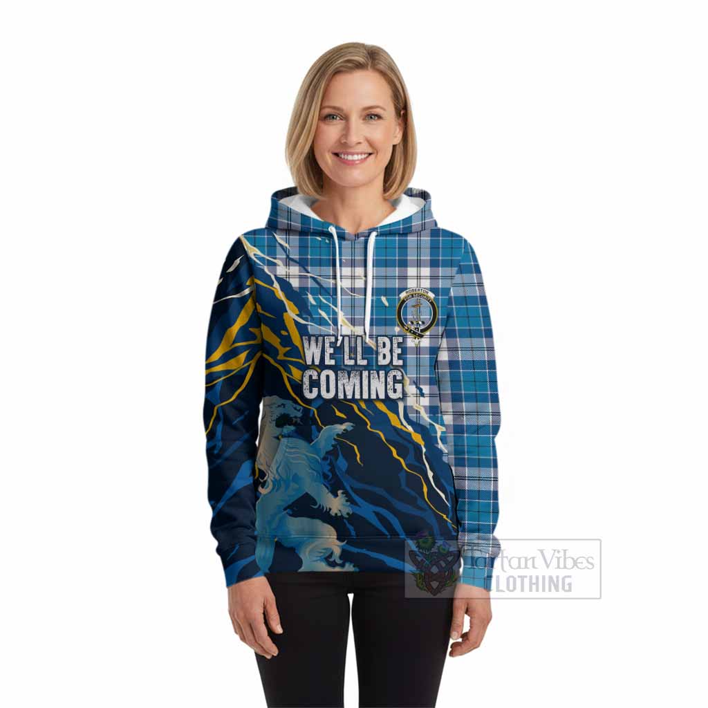Roberton Scotland Tartan Hoodie WC2026 Football - We'll Be Coming